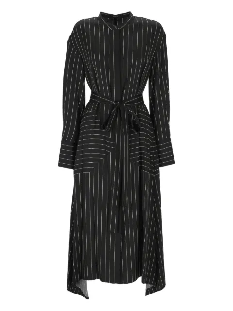 JOSEPH Orlana striped belted midi dress