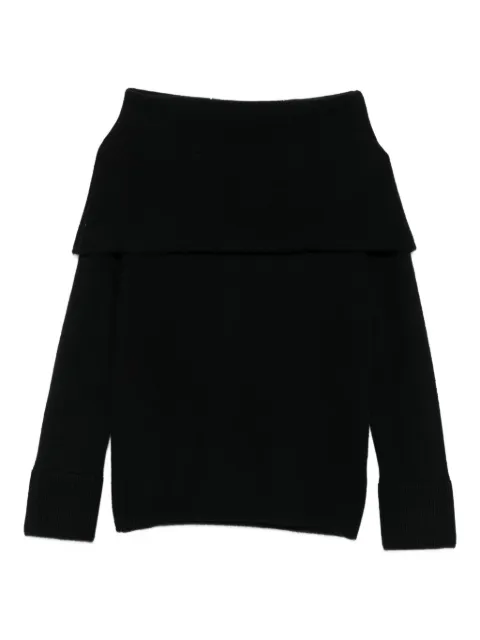 Gran Sasso off-shoulder sweater