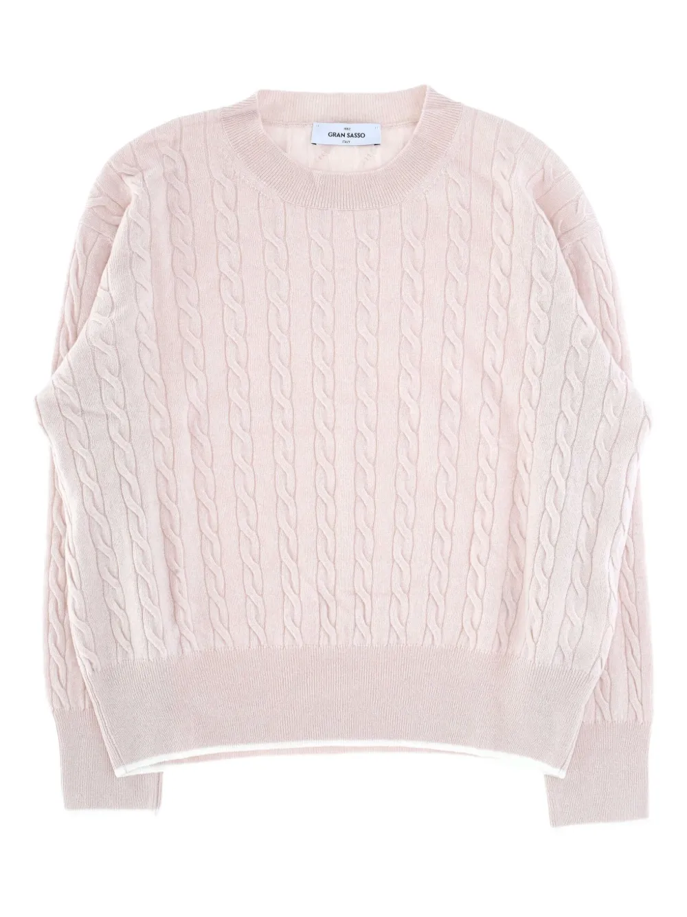 Gran Sasso cable-knit sweater | Neutrals | Image 1
