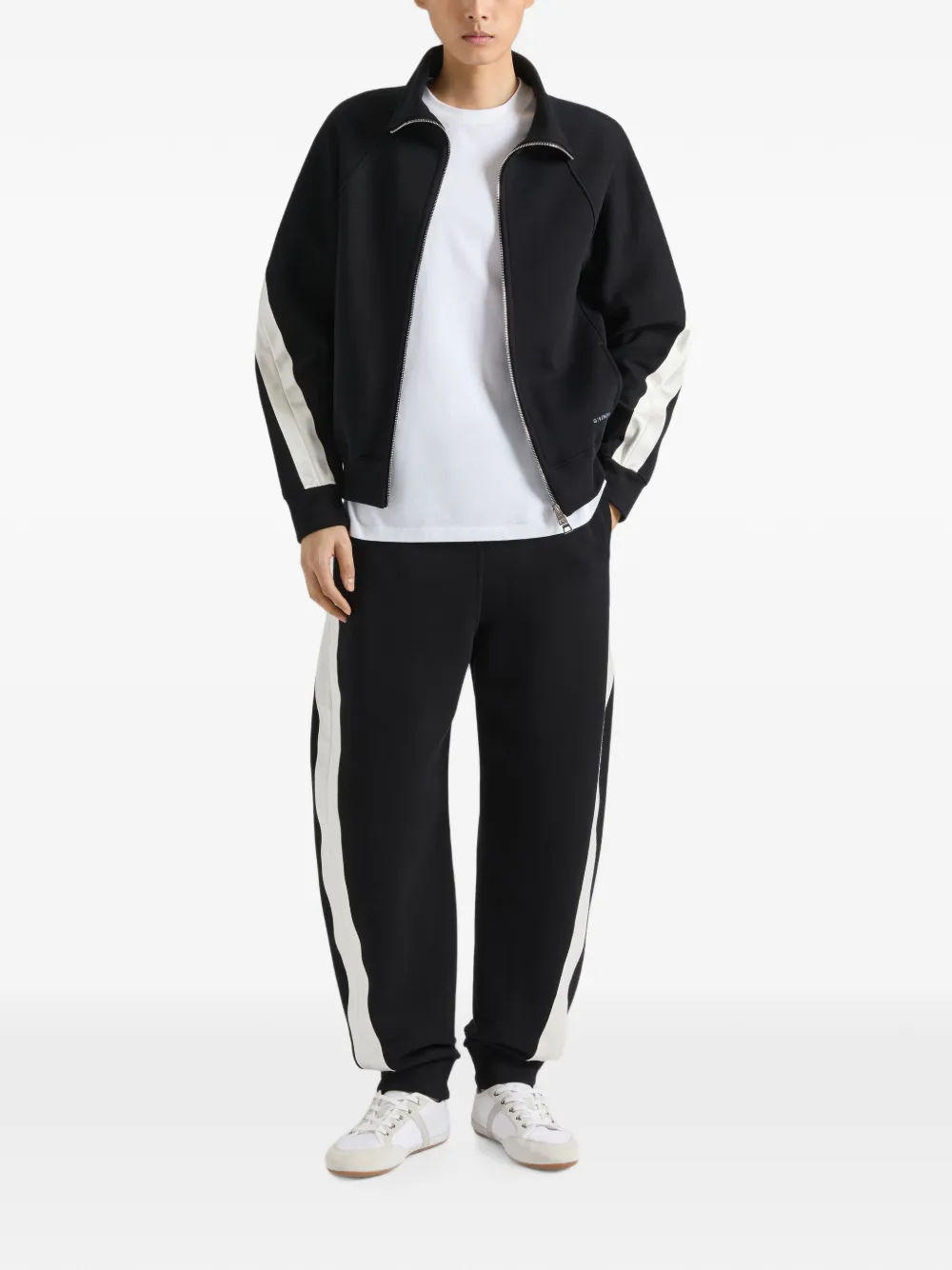 Givenchy Sweater met rits en satijnen detail Zwart