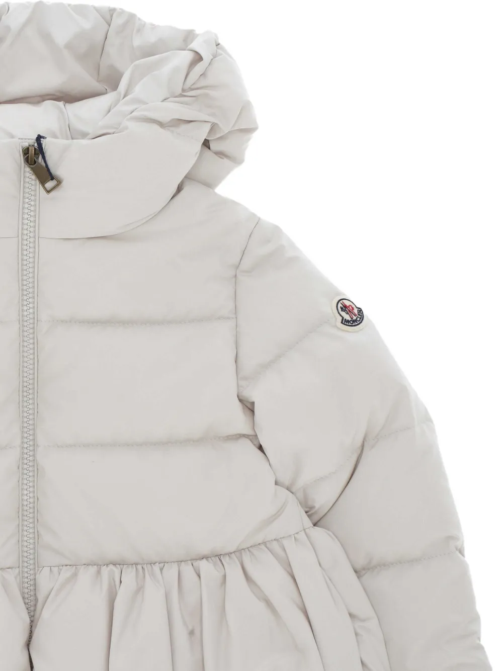 Moncler Enfant hooded ruffled jacket | Teen Padded Jackets | Image 2