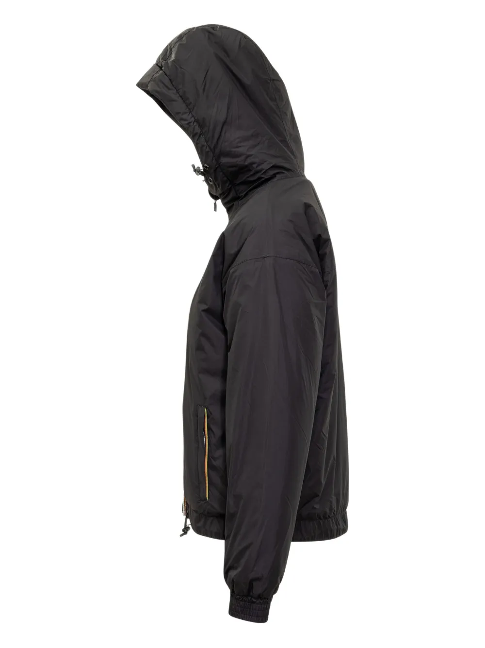 K-way Albine Zip Hooded Jacket In Black
