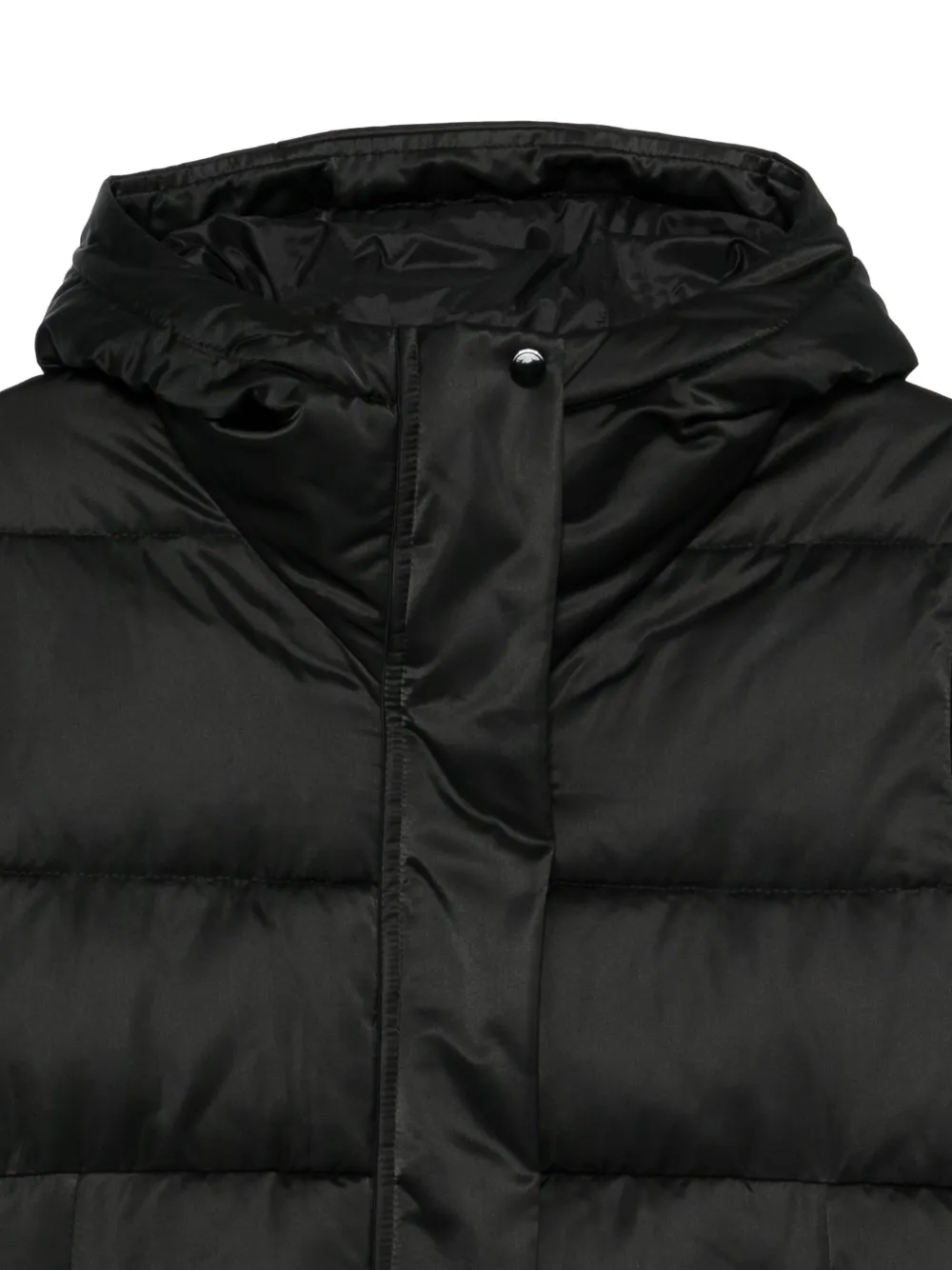 BOSS Donsjas met capuchon Zwart