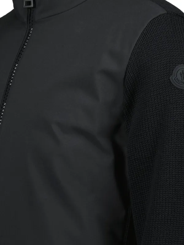 Moncler ジップアップ カーディガン | ブラック | FARFETCH JP