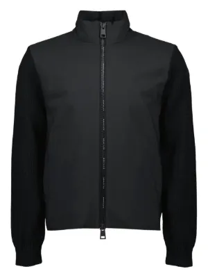 Prada zip-up Wool Blend Shirt Jacket | Black | FARFETCH