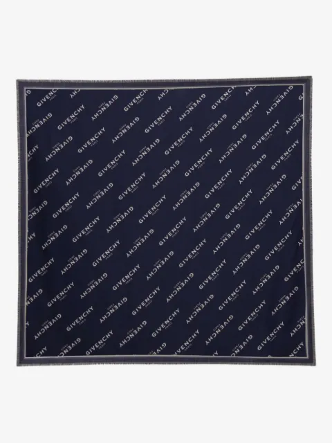 Givenchy monogram fringed scarf
