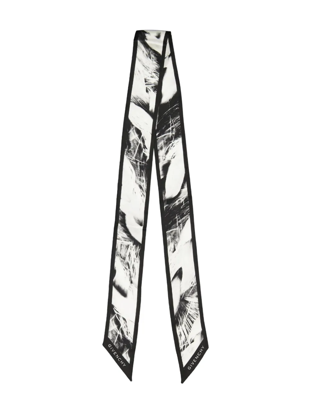 Givenchy Printed Silk Bandeau In White