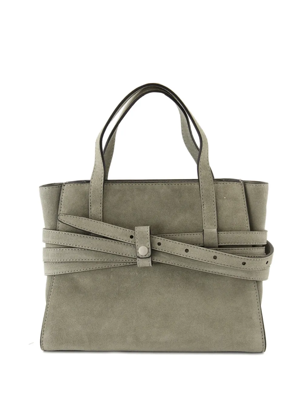 Moschino Tie Me belt-detail tote bag - Groen