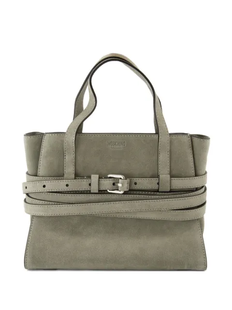 Moschino Tie Me belt-detail tote bag