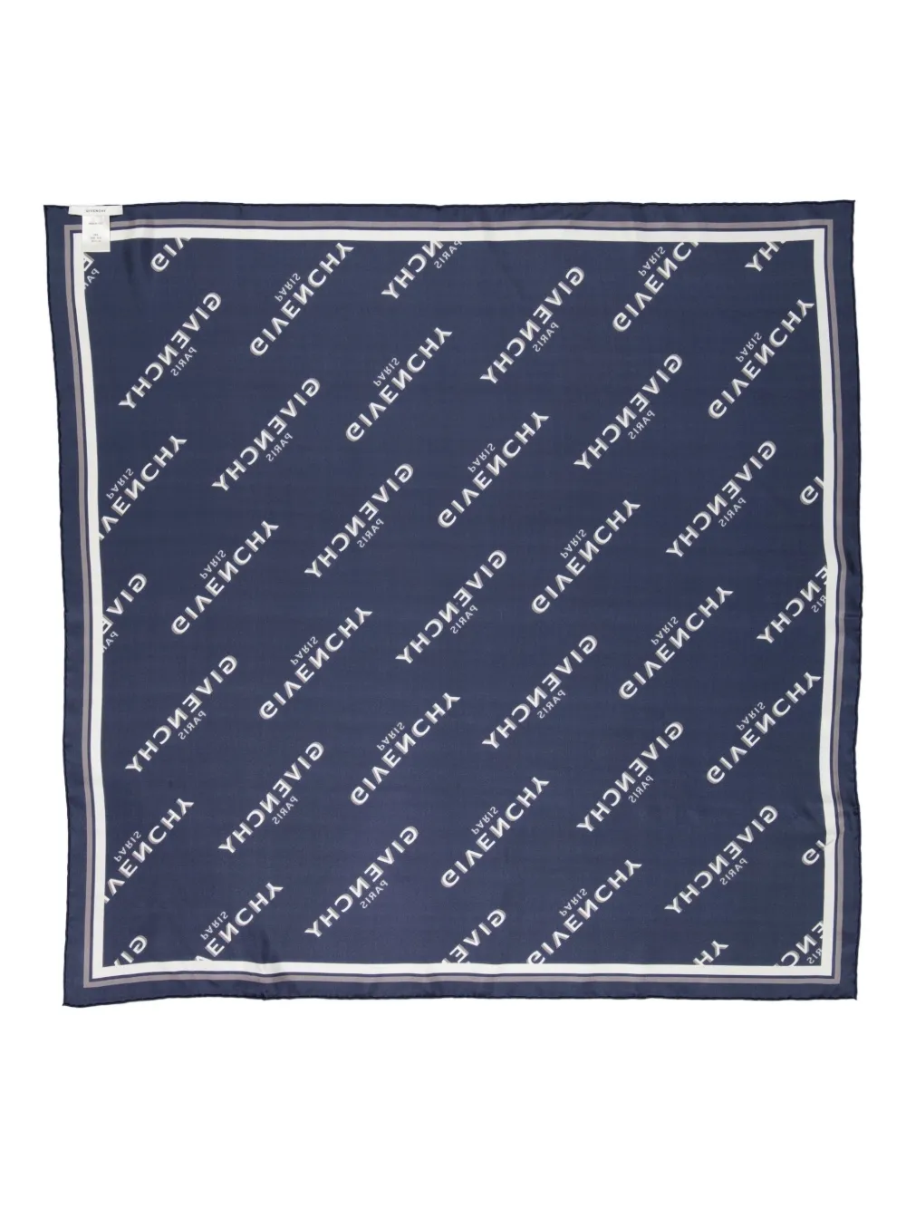 Givenchy logo scarf - Blauw