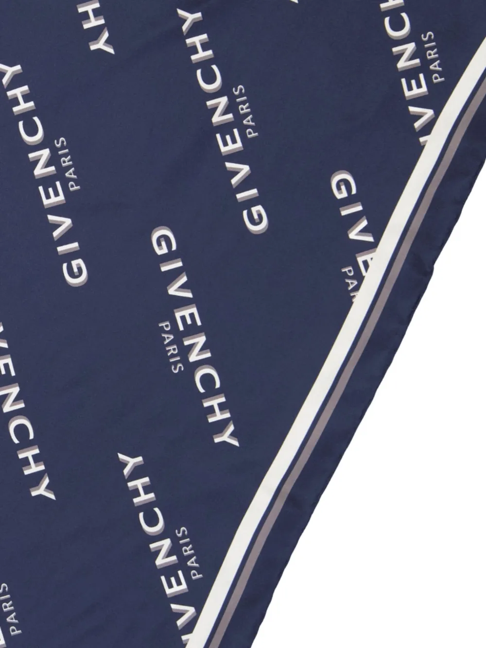 Givenchy Sjaal met logo Blauw