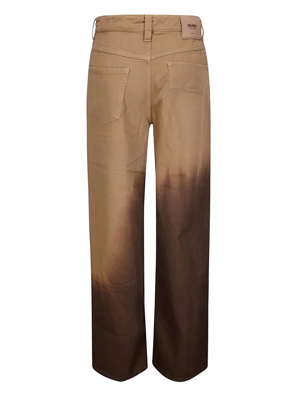 Uma Wang Phyllis dip-dye trousers - Bruin