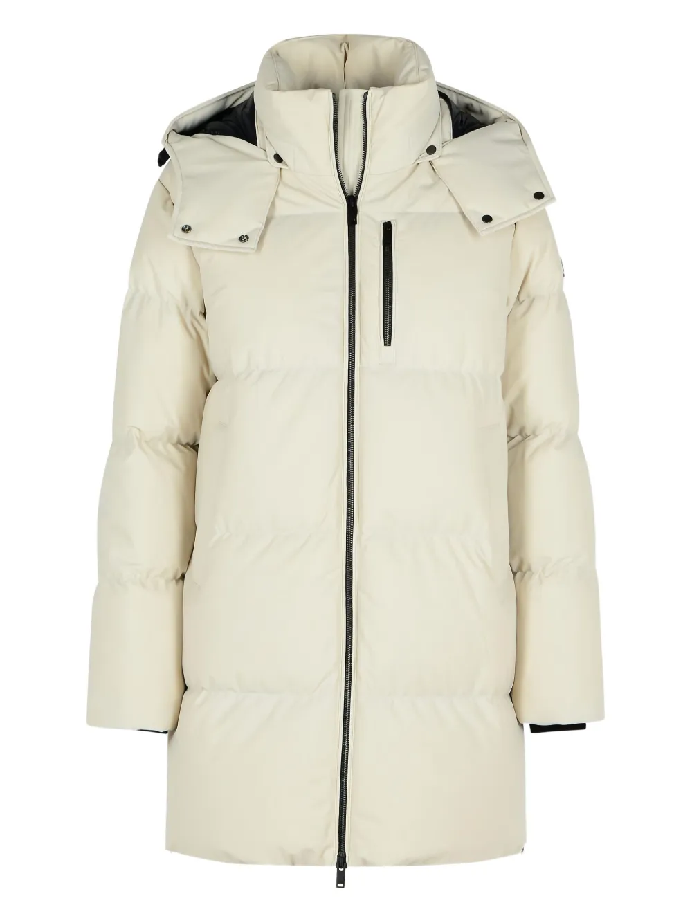 Moose Knuckles Long-sleeved Cotton Jacket In White