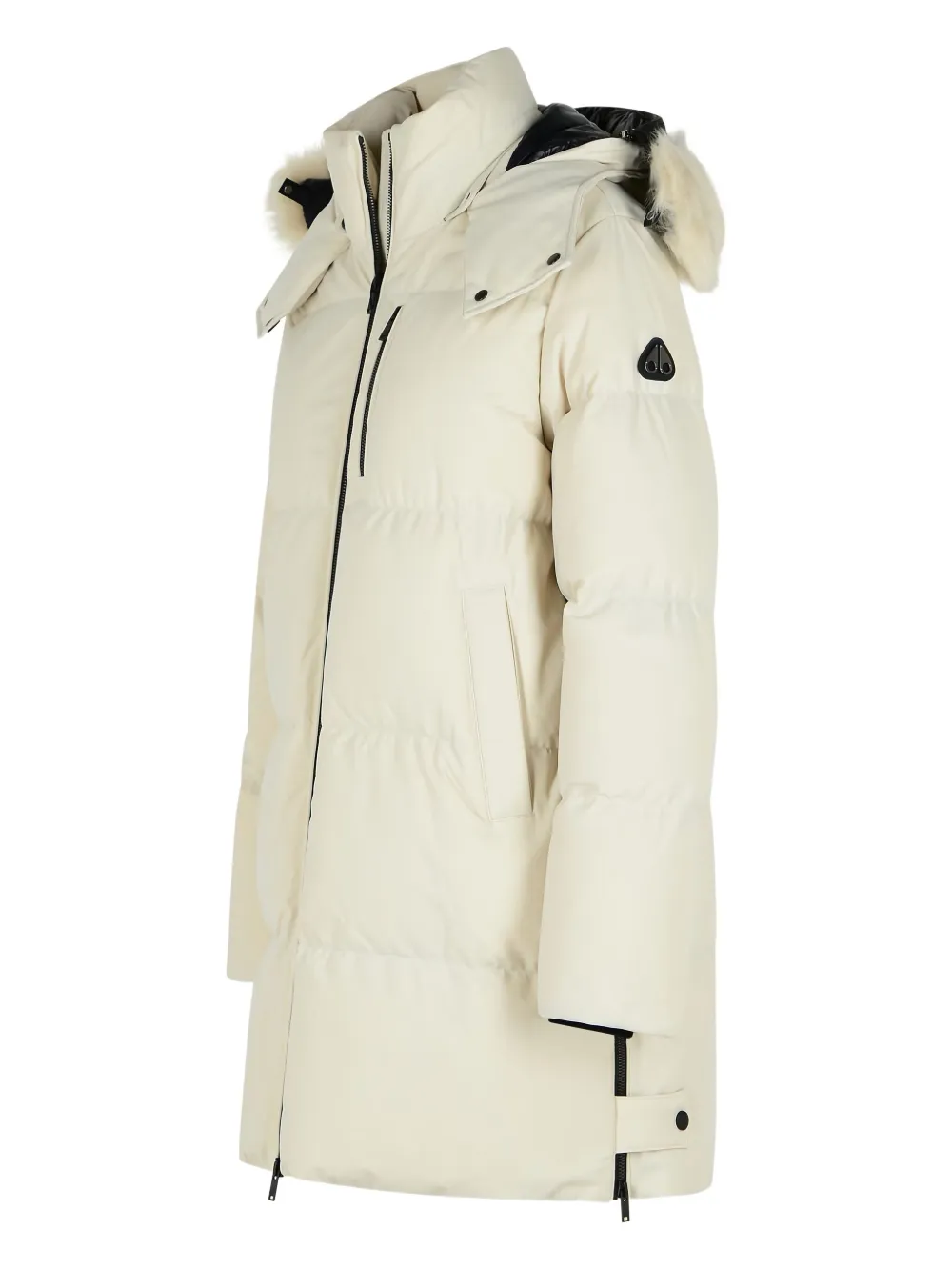 Moose Knuckles Long-sleeved Cotton Jacket In White
