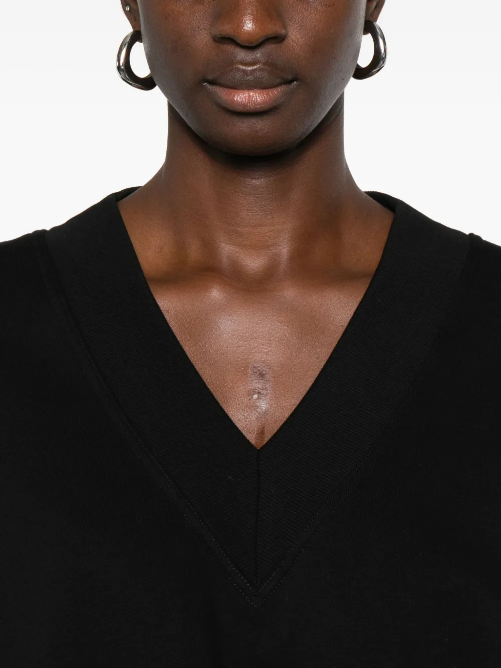 Sportmax Trui met V-hals Zwart