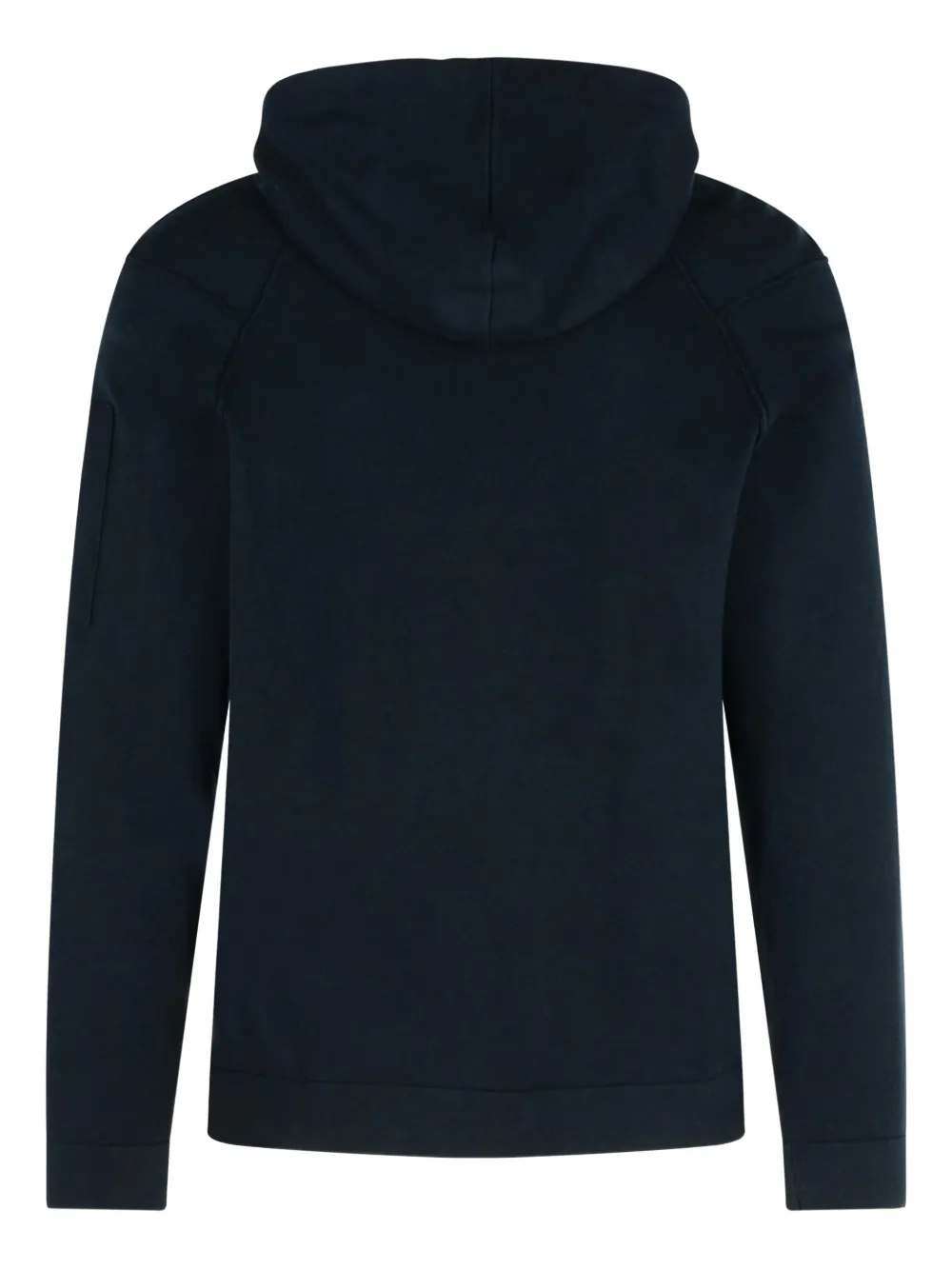 C.p. Company Sleeve-pocket Drawstring Hoodie In Blue