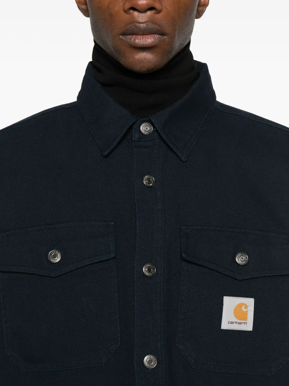 Carhartt WIP Katoenen shirtjack Blauw