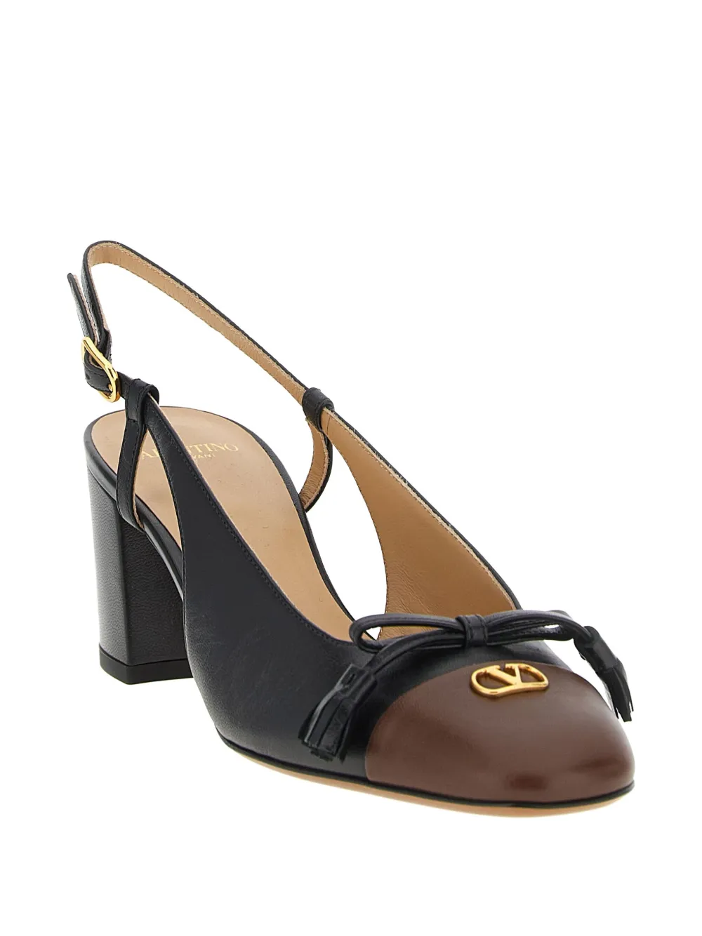 Valentino Garavani 60mm Valet du Roi slingback pumps Zwart