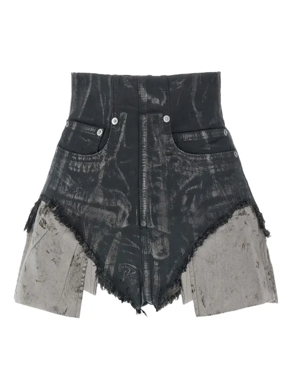 Rick Owens DRKSHDW Dirt Cutoffs ショートパンツ | ブラック