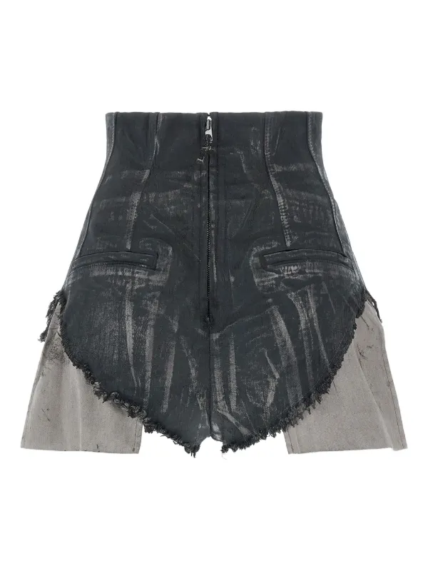 RICK OWENS 2024AW Dirt Cutofショートパンツ Rick Owens DRKSHDW Dirt Cutoffs ショートパンツ | ブラック