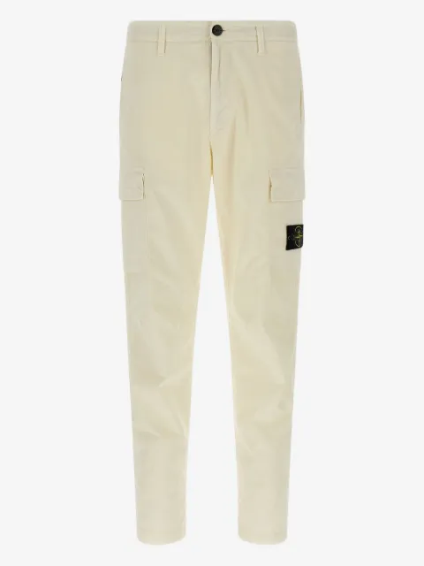 Stone Island bukser med cargo-lommer og logomærke