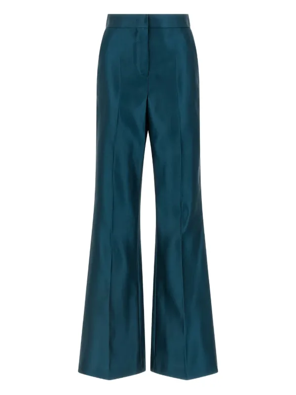Fendi High-waist Flared Trousers in Blue