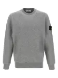 Stone Island logo-badge crew-neck sweatshirt - Grey