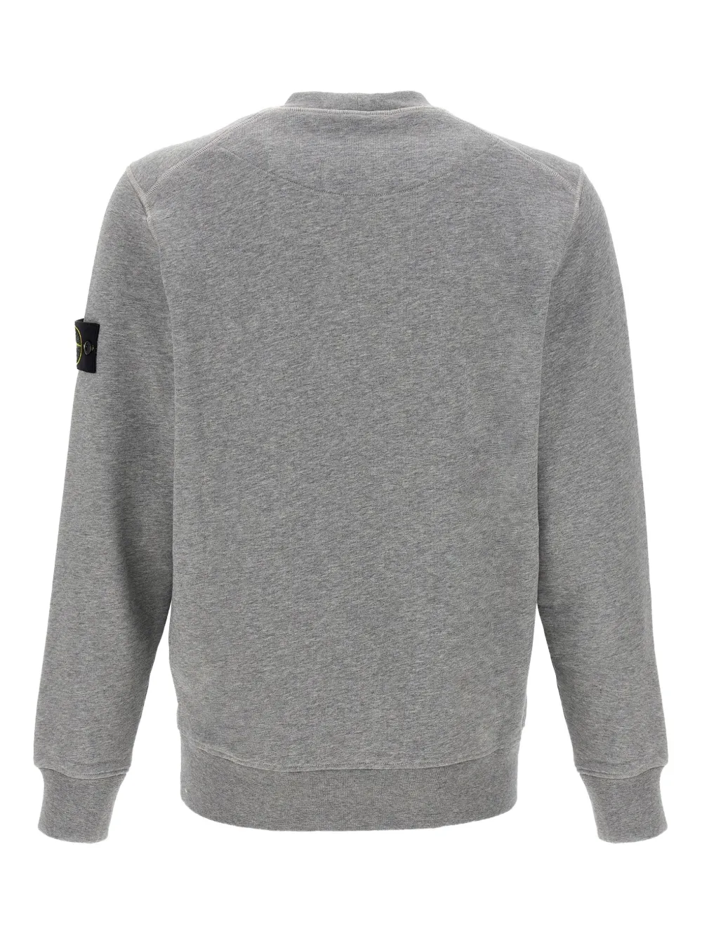 Stone Island T-shirt met ronde hals en logopatch - Grijs