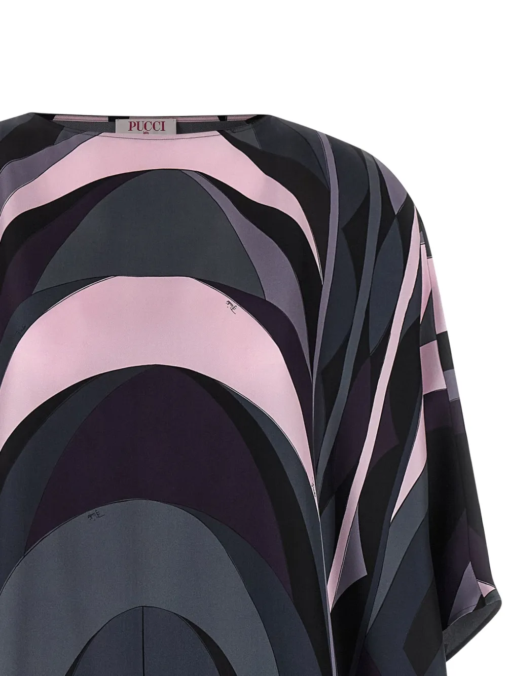 Pucci Iride Dresses Multicolor In Black