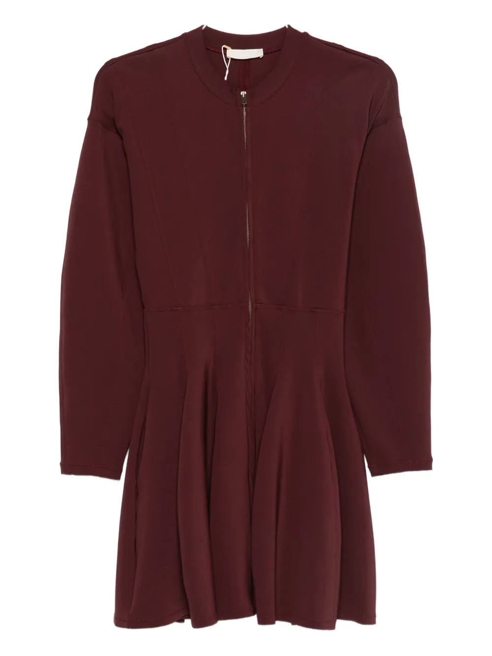 Ulla Johnson Zip-fastening Stretch-design Dress In Red
