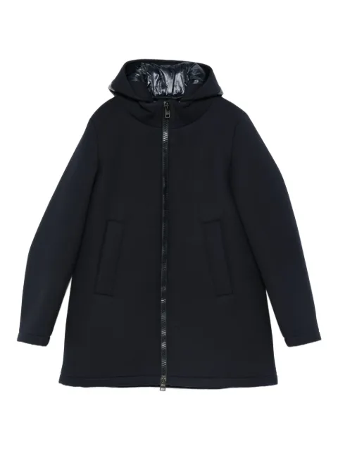 Herno hooded zip-fastening jacket