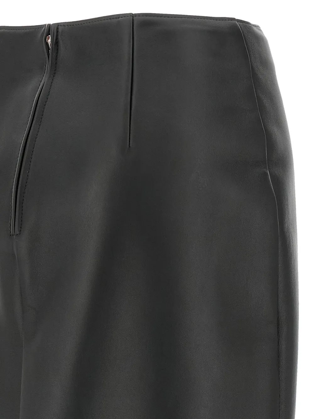 FENDI Midi-rok met peplum detail Zwart