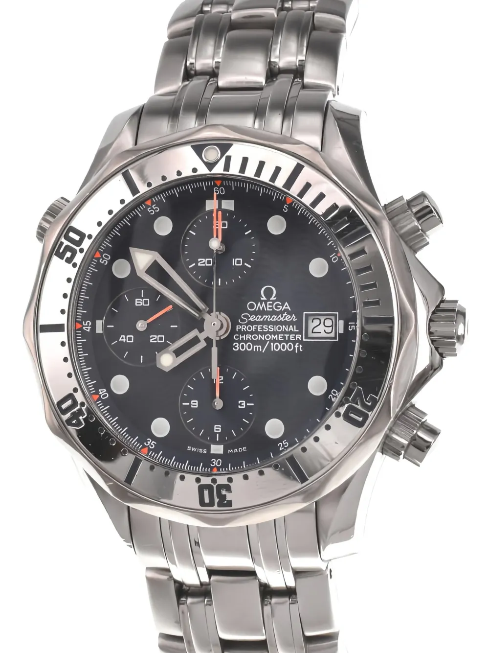 OMEGA stainless steel Chronograph Seamaster 42mm | Pre-Owned Chronograph Watches | Image 2