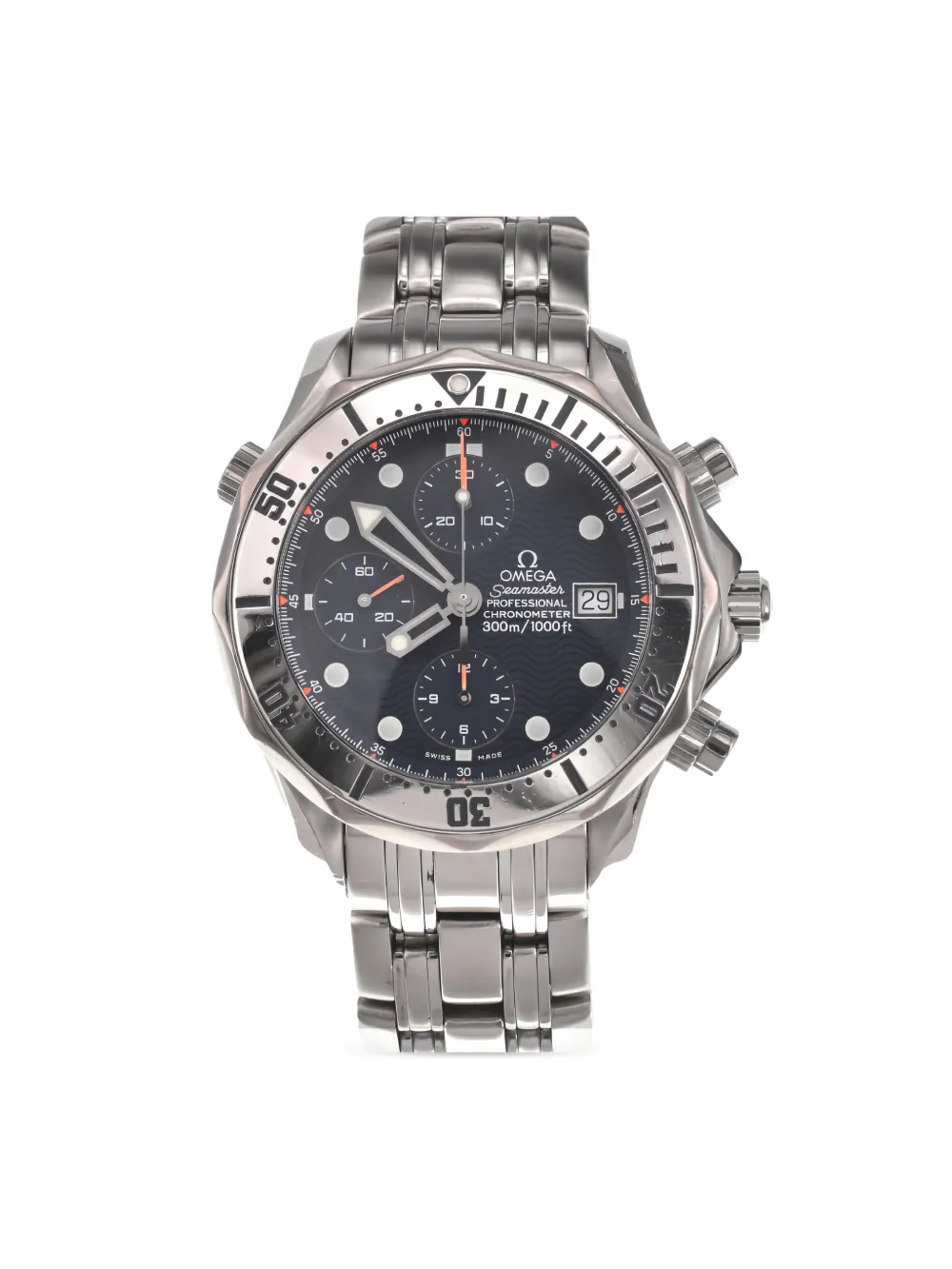 OMEGA stainless steel Chronograph Seamaster 42mm | Blue | Image 1