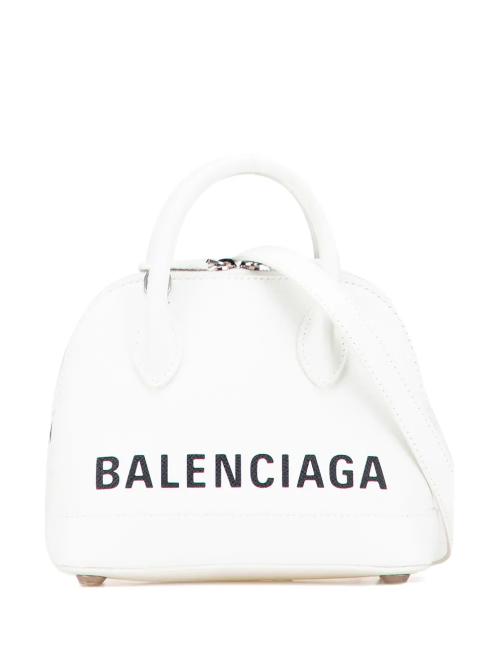 Balenciaga Pre-Owned 2019 XXS カーフスキン ヴィル トップハンドル サッチェルバッグ - ホワイト Balenciaga Pre-Owned 2019 XXS カーフスキン ヴィル トップハンドル サッチェルバッグ - ホワイト