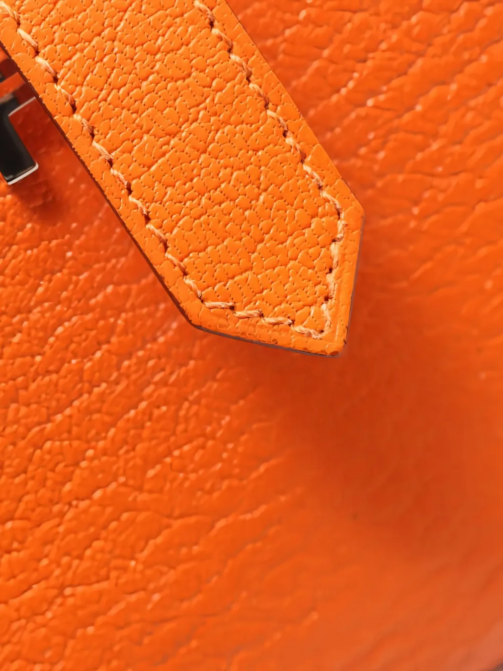 Pre-owned Hermes 2023 Bearn Soufflet Bi-fold Long Wallet In Orange