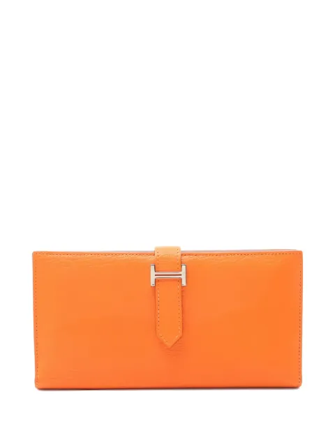 Hermès Pre-Owned 2023 Bearn Soufflet bi-fold long wallet