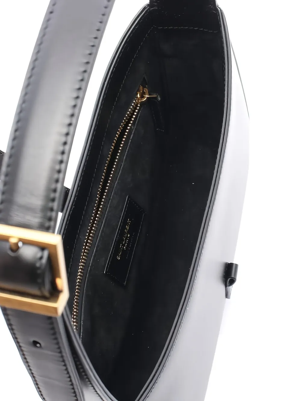 Pre-owned Saint Laurent Le Sun Shoulder Bag In Black