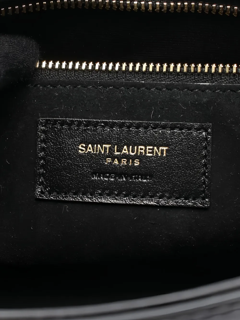 Pre-owned Saint Laurent Le Sun Shoulder Bag In Black