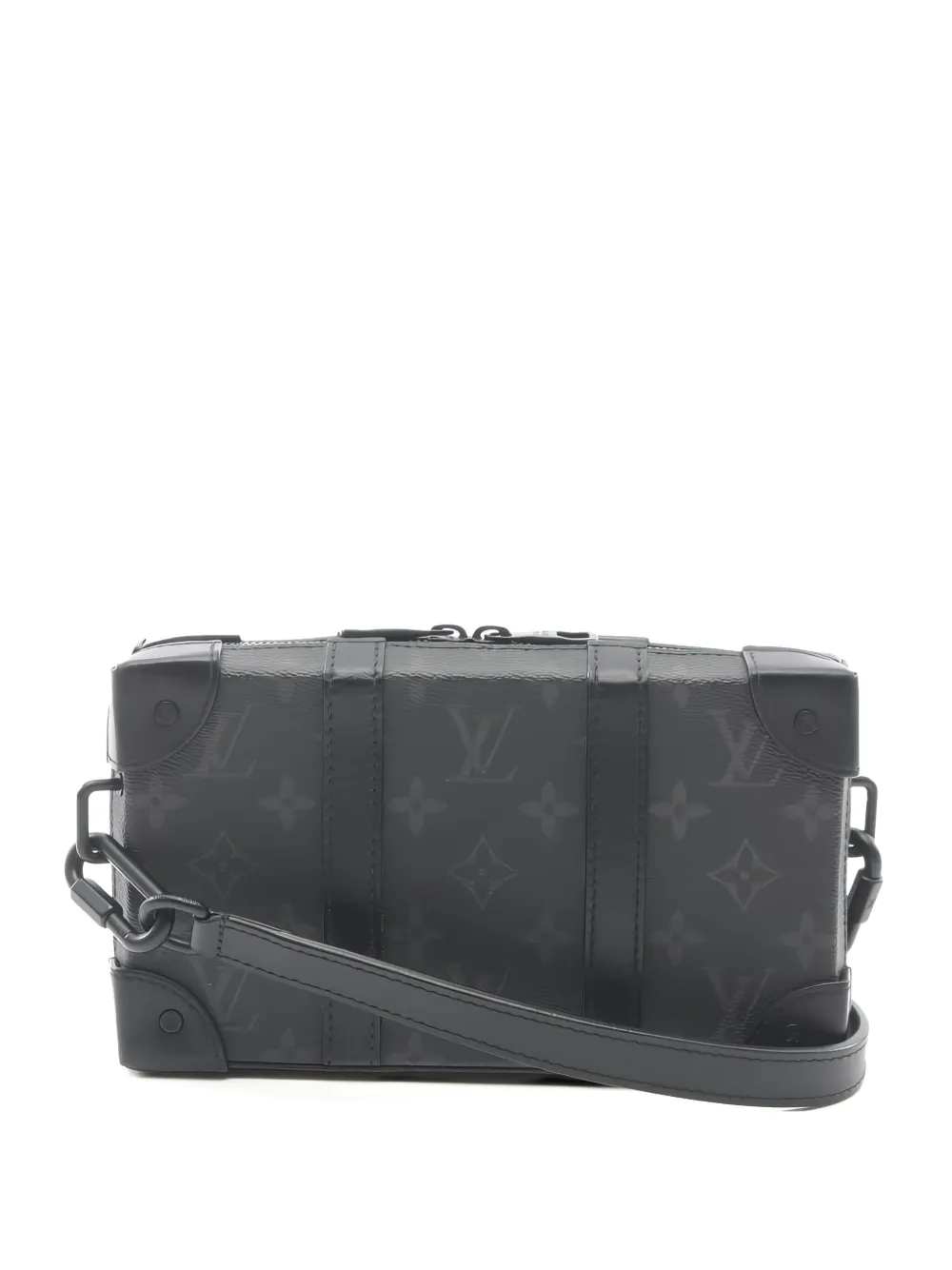 Louis Vuitton Pre-Owned Soft Trunk メッセンジャーバッグ - ブラック Louis Vuitton Pre-Owned Soft Trunk メッセンジャーバッグ - ブラック