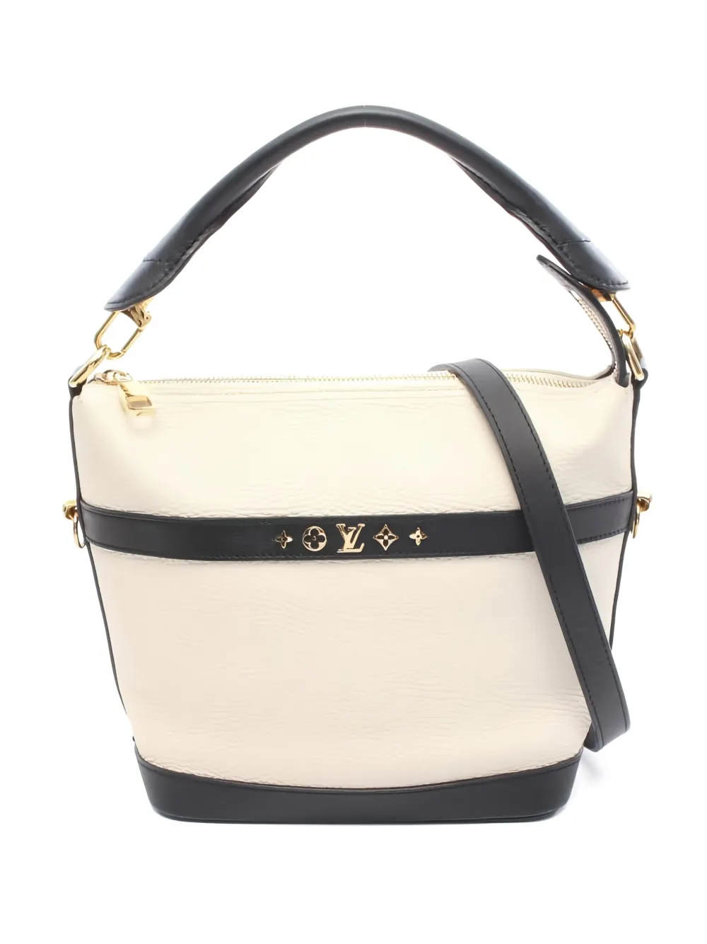 Louis Vuitton Pre-Owned 2021 Cruiser PM grained leather tote bag - Louis Vuitton Pre-Owned 2021 Cruiser PM grained leather tote bag -