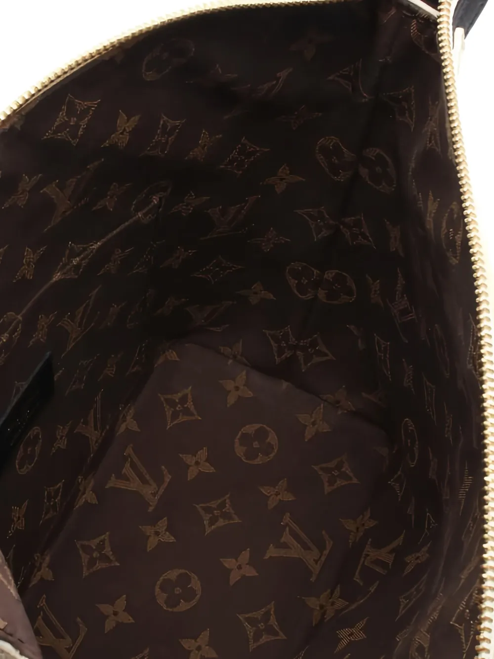 Pre-owned Louis Vuitton 2021 Cruiser Pm Grained Leather Tote Bag In Neutral