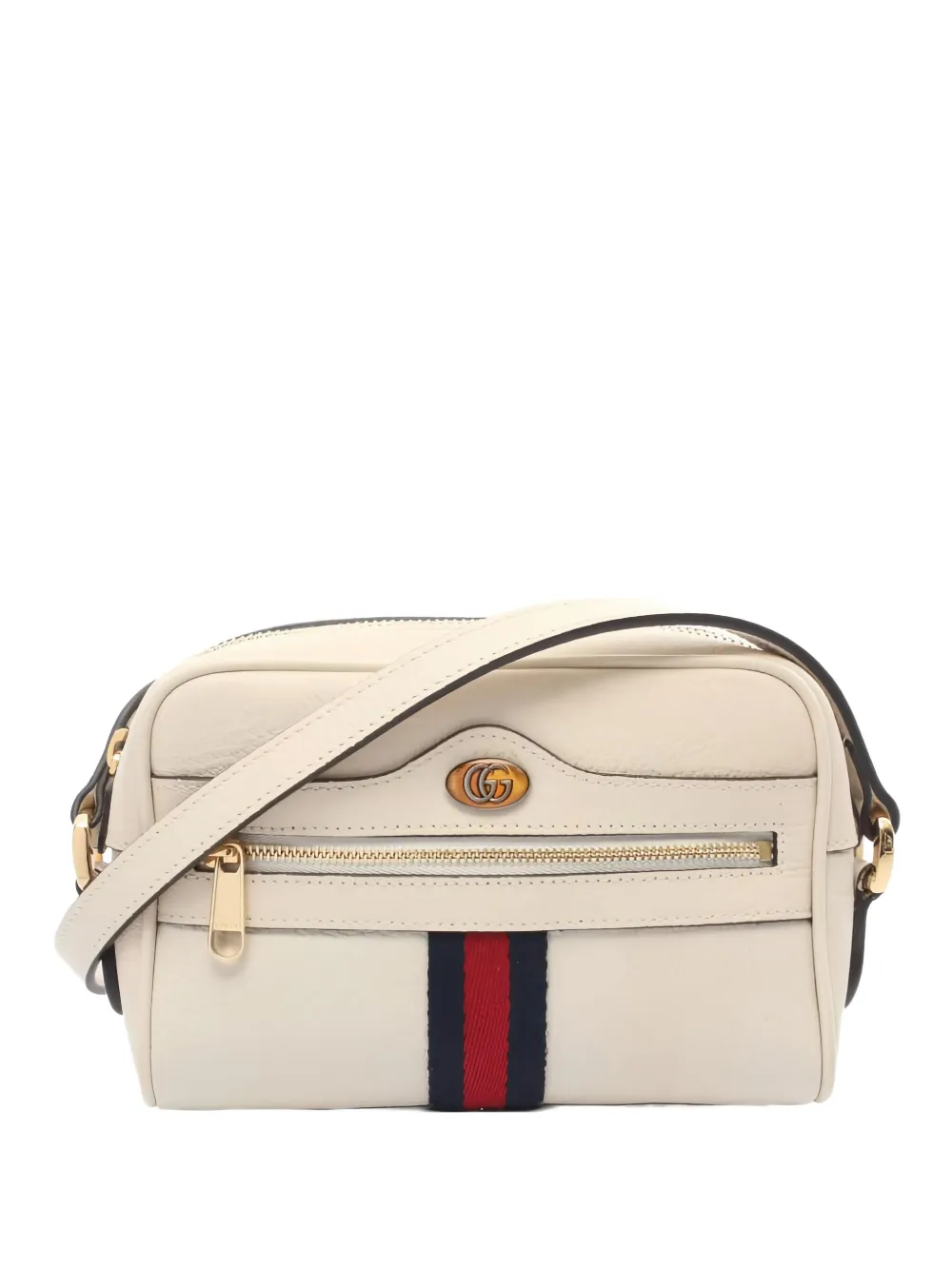Gucci Pre-Owned Ophidia leather shoulder bag - Bianco