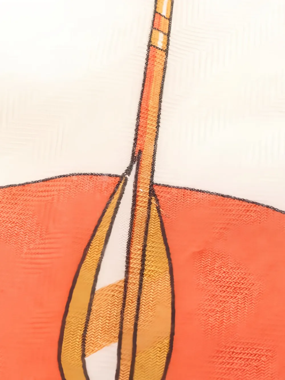 Pre-owned Hermes 2010s Arcs En Ciel Triangle Scarf In Gray