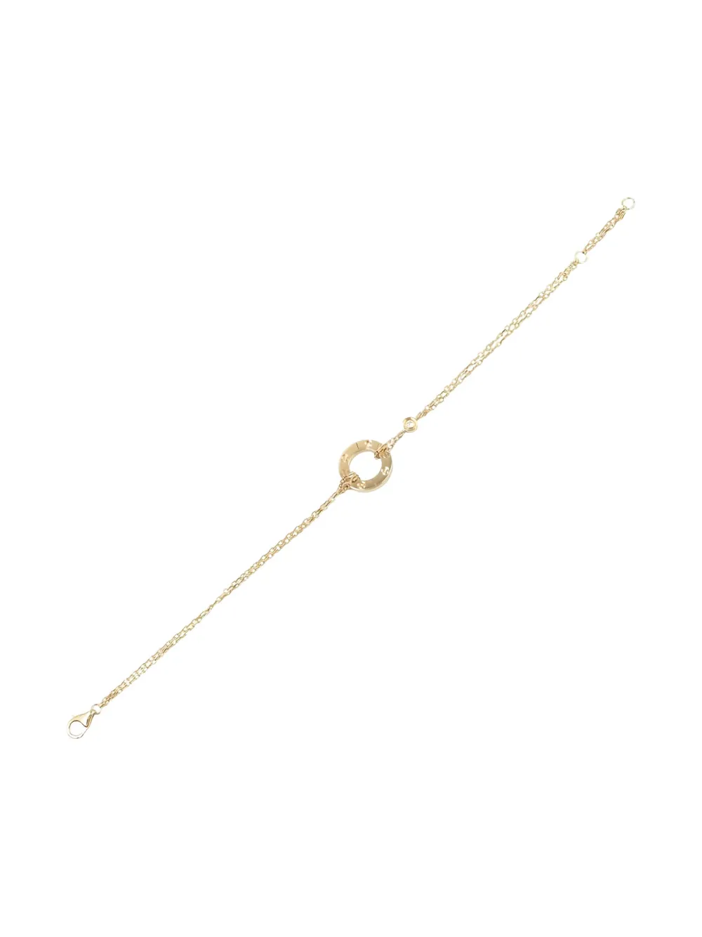 Cartier 10s 18K yellow gold diamons Love Circle bracelet | Image 2