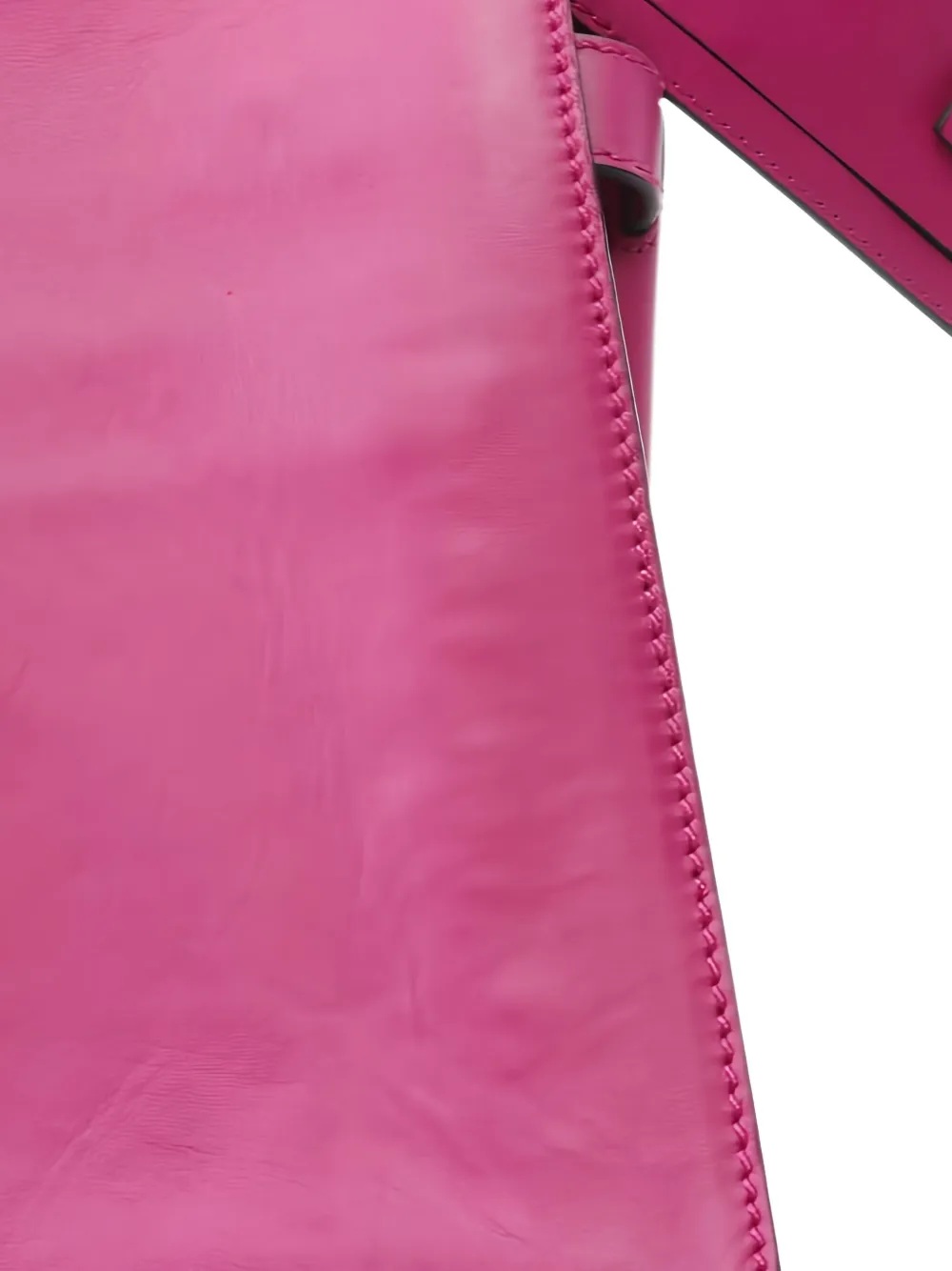 Pre-owned Valentino Garavani 00s Leather Tote Bag In Pink