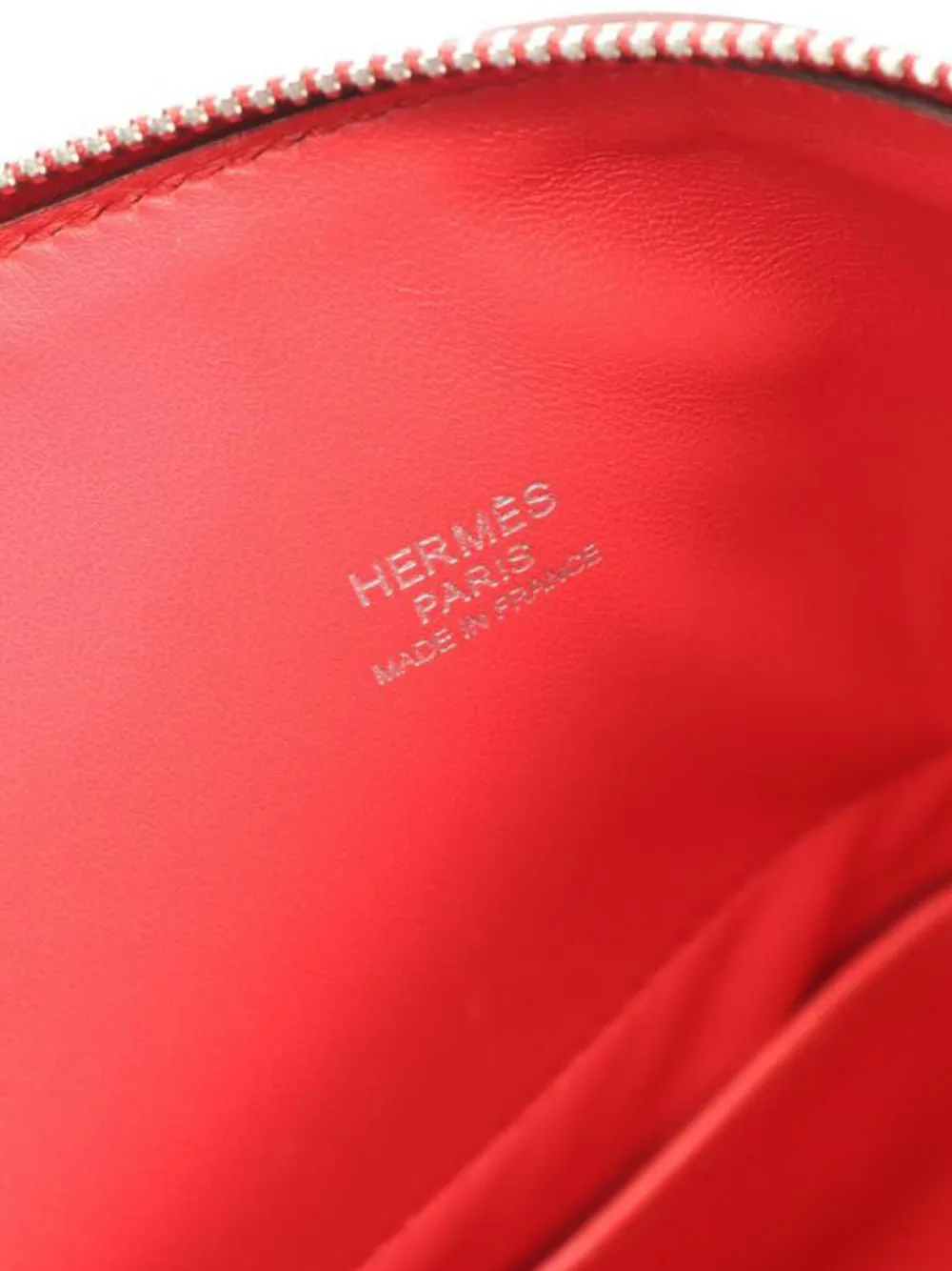 Pre-owned Hermes Bolide 31 Tote Bag In Red
