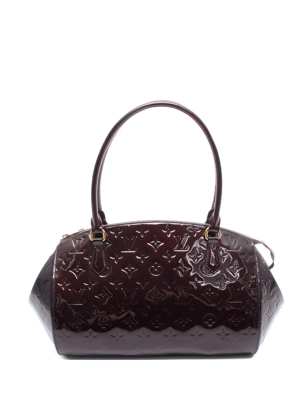 Louis Vuitton Pre-Owned 2010 シャーウッド GM モノグラム ヴェルニ ハンドバッグ - パープル Louis Vuitton Pre-Owned 2010 シャーウッド GM モノグラム ヴェルニ ハンドバッグ - パープル