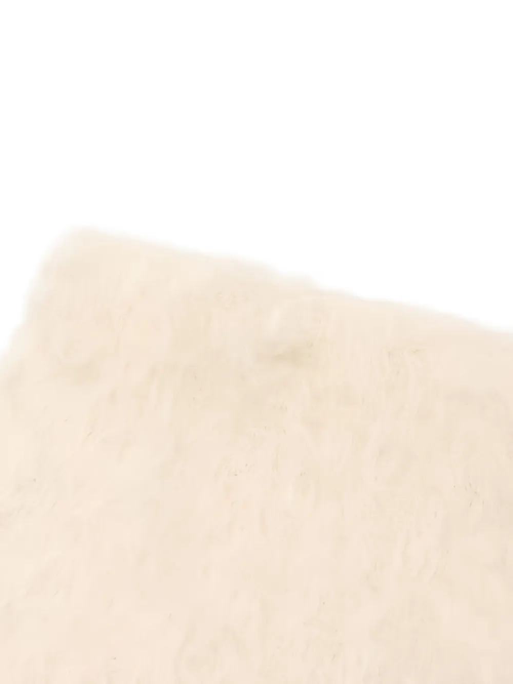 Pre-owned Loewe 2010s Anagram Fringed Scarf In White