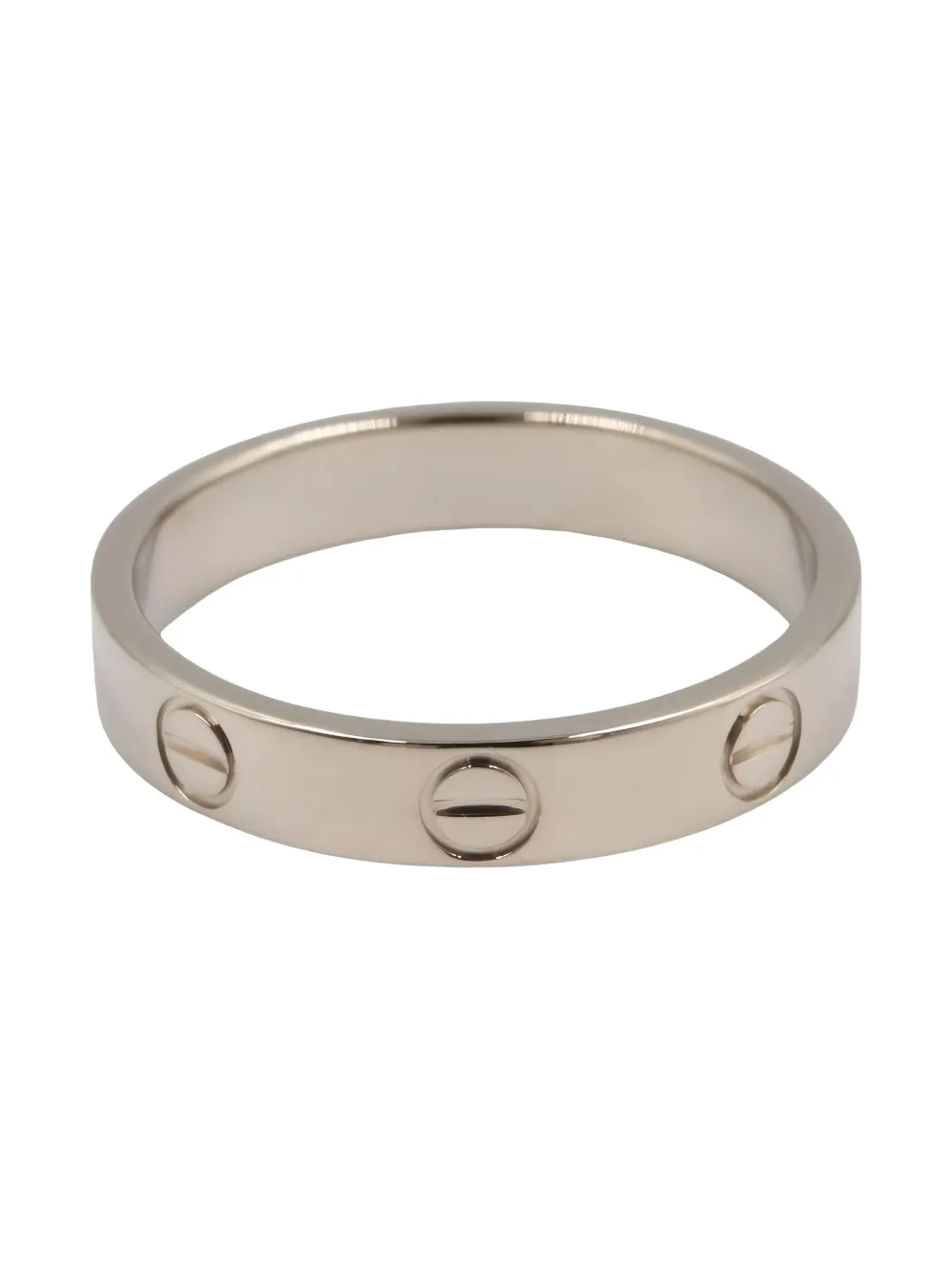 Cartier 18K white gold mini Love ring | Silver | Image 1